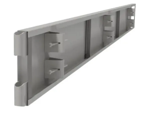 Metalform Slim Line Straight Curb Form 13"X10' W/O Stakes (413-001)