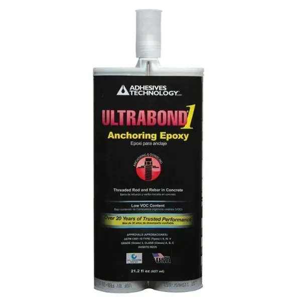 Ultrabond 1 Gel Epoxy 22oz W/Noz Dual Tb Atc
