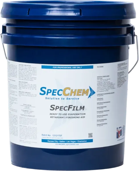 SpecChem Spec Film RTU Evaporation Retardant & Finish Aid 5gal Pail (RTU = Ready to Use)