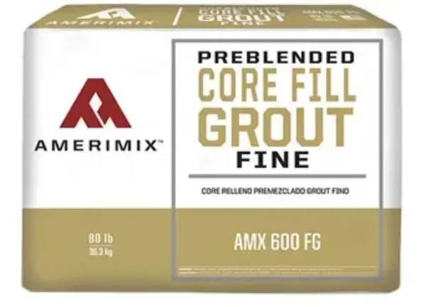 Amerimix AMX 600 Core Fill Grout  Fine 3000PSI (62250006) 80lb Bag
