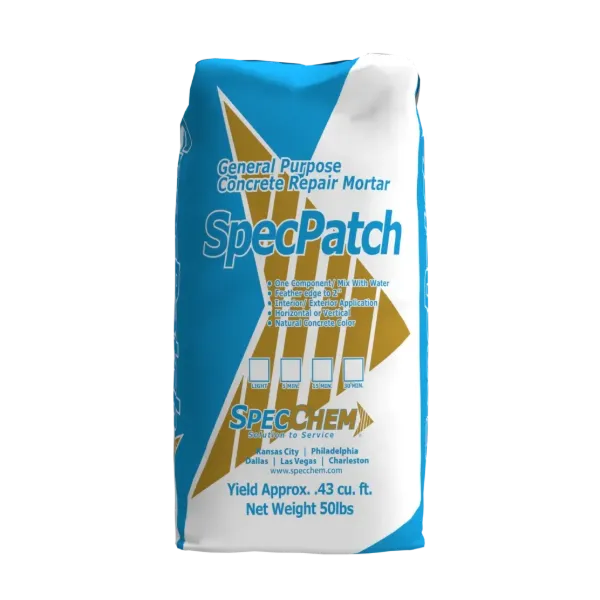 SpecPatch 30 Polymer Modified Horizontal-Vertical Repair Mortar 50lb Bag