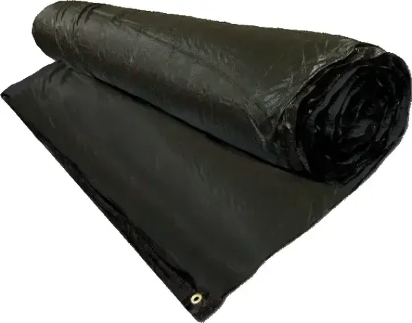 Concrete Insulating Blanket Foam 2Ply Microfoam Black/Black 6'X25' W/Grommets