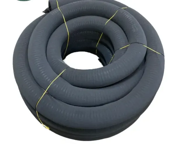 ADS Pipe 4" x 250' Roll Perf W/ Fabric - Sock Corrugated HDPE Tubing