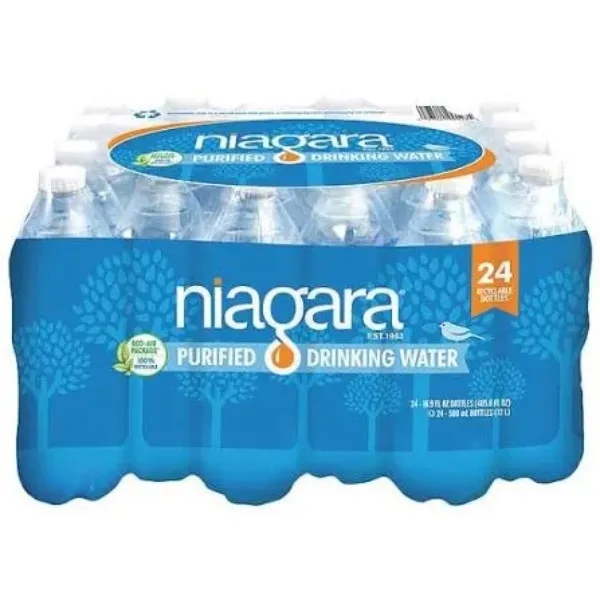 Water 16.8 fl oz @ Case Of 24 (84 Cases On Each Pallet)